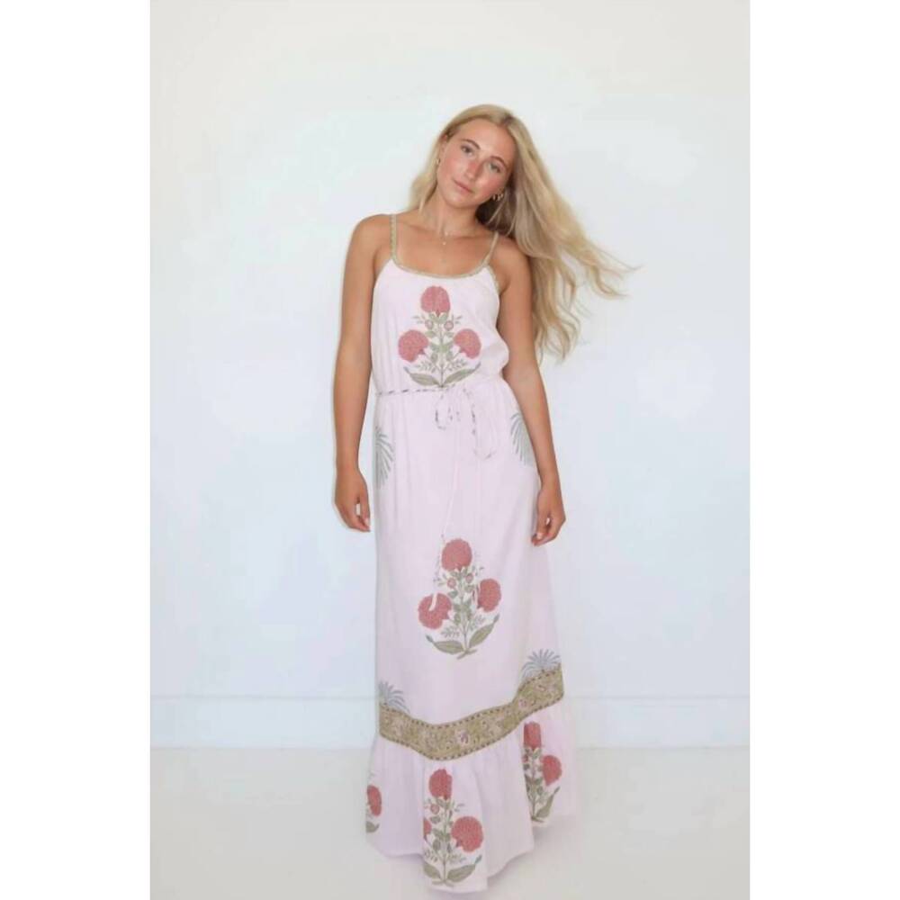 NEW NIBI olivia belted dress in pink - Picture 1 of 3